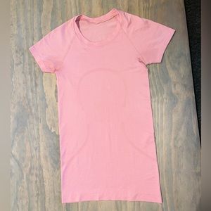 Lululemon swiftly tech full length short sleeve size 4, color - savannah